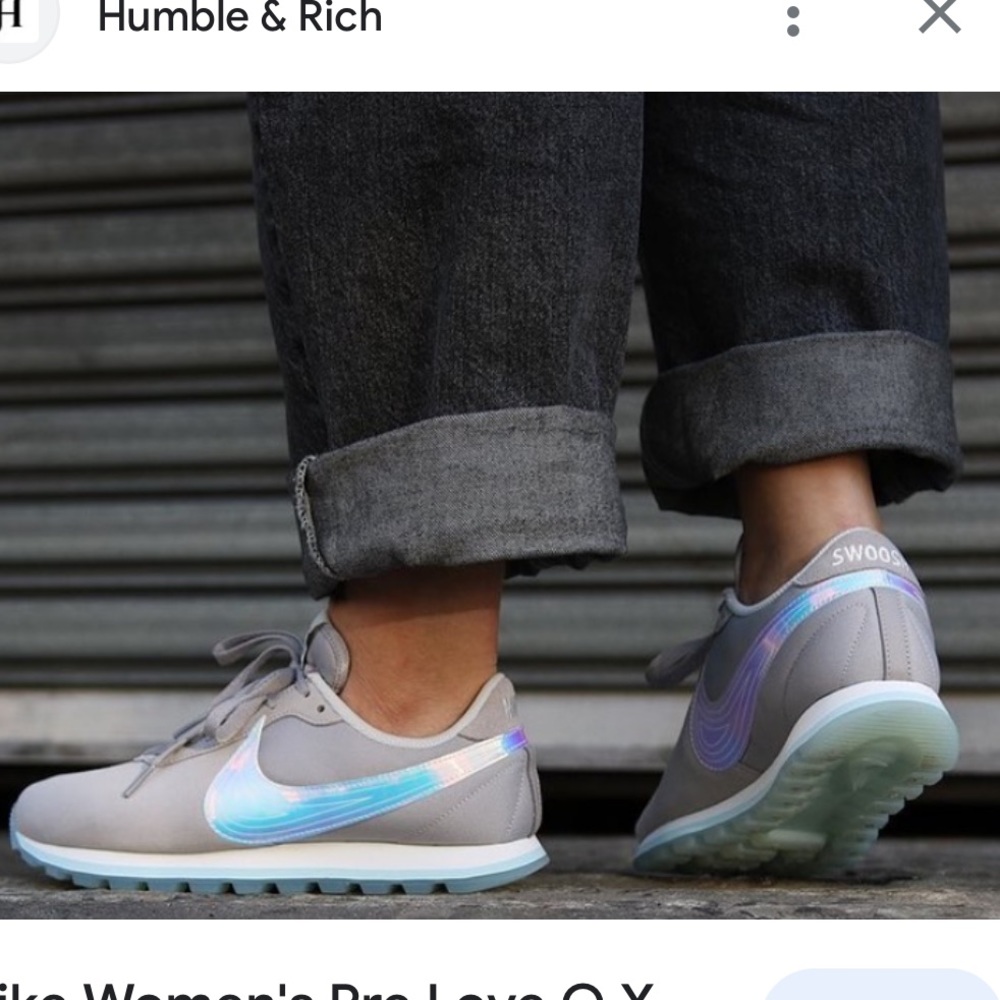 Nike W Pre-Love O.X. AO3166-001 Women Casual Shoes Atmosphere iridesecent 7